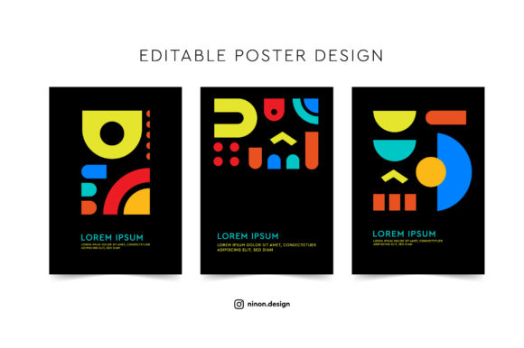Download Trendy Art, Colorful Poster Template. - Trendy art Collection