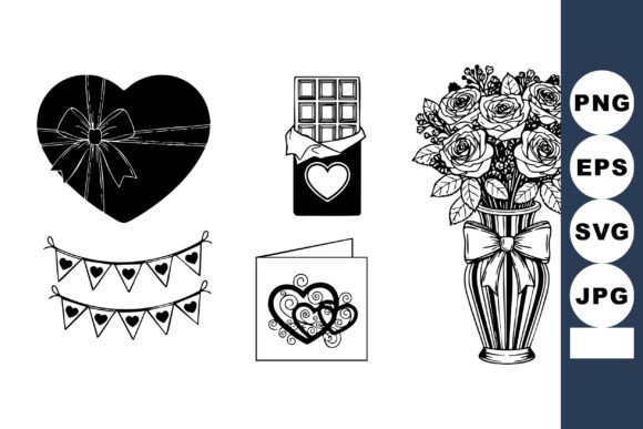 Download Valentine Line Art Icon Set - Icon set Collection