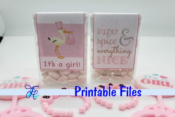 Download It's a Girl! - Tic Tac Label - Label Collection