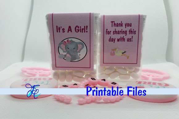 Download It's a Girl! - Tic Tac Label - Label Collection