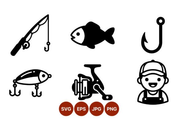 Download Fishing Rod Fish Hook Lure Reel Happy - Fish Collection